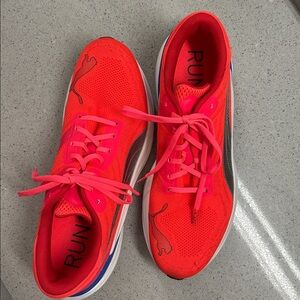 Puma Magnify Nitro2 Low Mens Running Sneaker Shoes Red 376909-02 Size 13